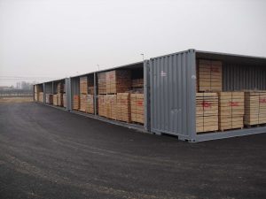 Containers modificati per uso magazzino